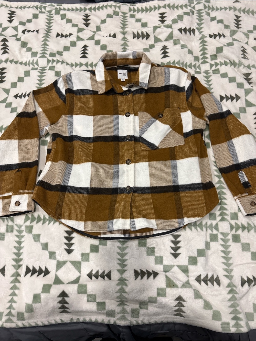 Kensie jeans Plaid Button-Up Shirt